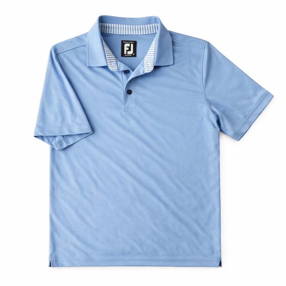 FootJoy Men’s XL Golf Polo Blue Performance Shirt Athletic Lightweight EUC